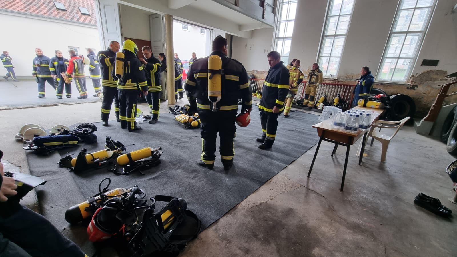 Polaganje za izolacijske aparate u JVP Križevci